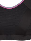 SUSA Sport BH ohne Bügel Sportswear 8170 Gr. 105 E in schwarz-pink 5